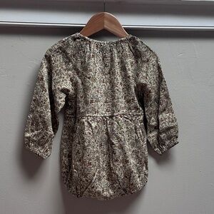 Rylee + cru long sleeve bubble romper 18-24